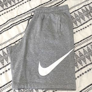 Gray Nike Sweat Shorts